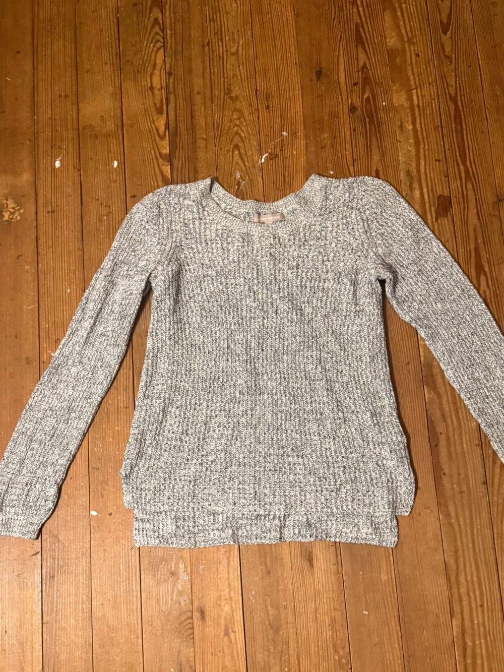Banana Republic Gray Marled Crewneck Sweater